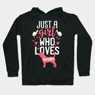 Just a Girl Who Loves Bernese Beagles Hoodie